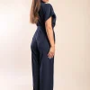 Tuta a maniche corte, blu scuro