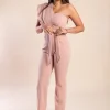Tuta elegante Chia, rosa antico