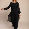 Tuta elegante, nera