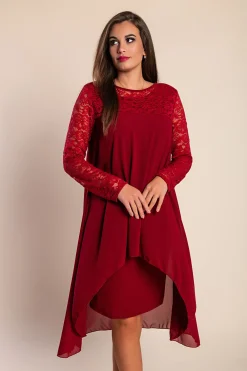 VESTITO ALEXINA - BORDÓ