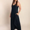 Vestito estivo lungo Yasmine, blu scuro