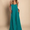 Vestito estivo lungo Yasmine, menta