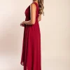VESTITO GRACIANA, BORDEAUX