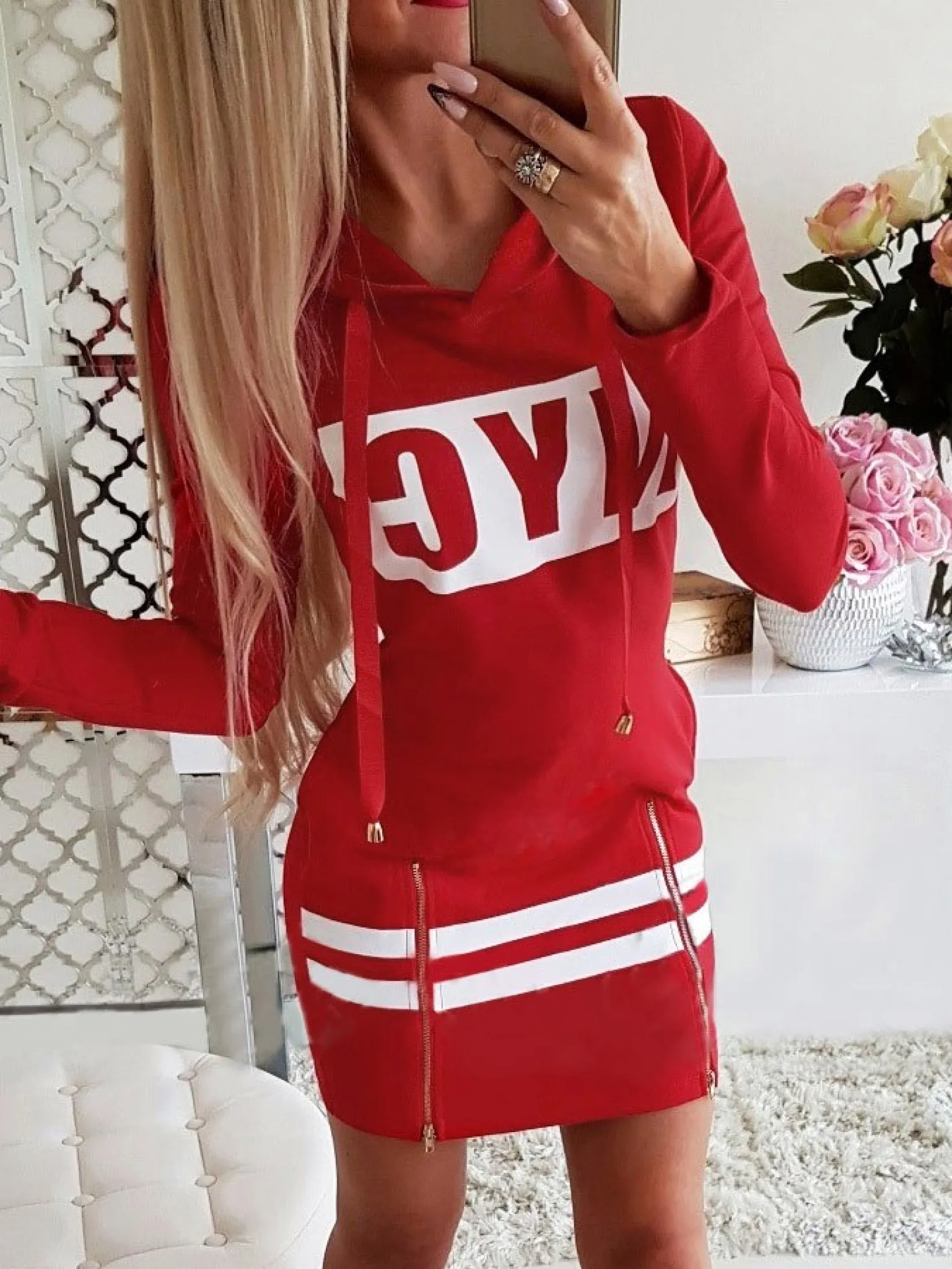 VESTITO HONESTY - ROSSO