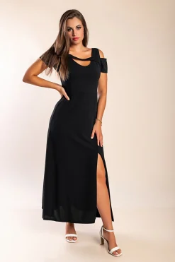 VESTITO NESSA - NERO