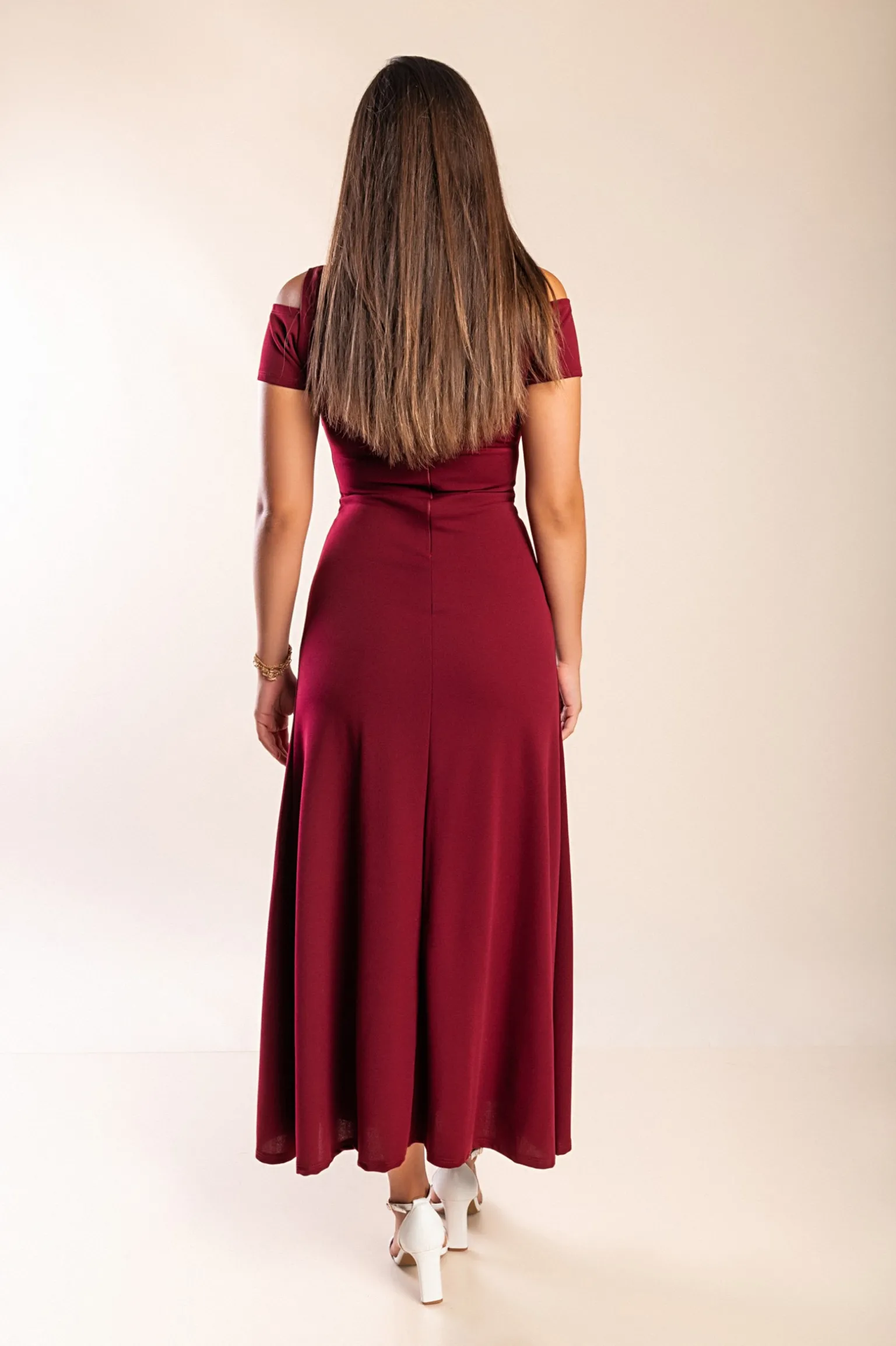 VESTITO NESSA, BORDEAUX